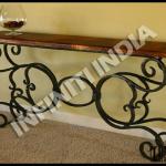 Wrought Iron Console Table