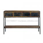 Industrial Console Table-