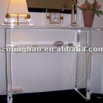 square wall side clear acrylic console table
