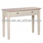 Wooden Console table/solid oak console table/2 Drawer Console Table/C01NU