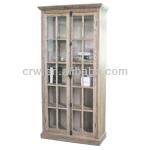 C11121 Oak Antique Bookcase with doors-C11121