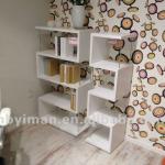 New modern high gloss wooden book shelf YM-26006