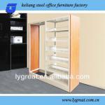 office furniture!modern wood and metaldisplay cabinet bookcase