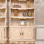 Vintage White French Wood Bookcase BF11-1207d