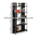 modern metal and glass bookshelf B150