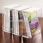 Water Clear Acrylic Book Rack Counter Top Acrylic Book Holder Acrylic Book Display Stand