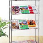 Wire Chrome Sloped Shelving Unit