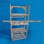 2014 hot sale! wooden folding shelf for market