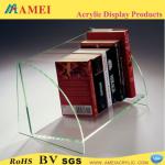 2013 hot plexiglass book shelf/customized plexiglass book shelf/plexiglass book shelf manufacturer-AM-MC