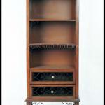 Classic design for wooden book cabinet with two drawers 10-001