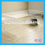 Elegant clear acrylic coffee table