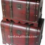 Factory Direct Sale Wooden Storage Treasure Trunks