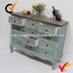Luckywind shabby chic antique wooden cabinet