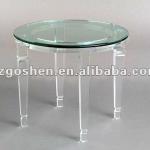 Clear round acrylic chair