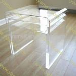 Clear acrylic living room center table