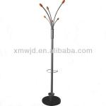 Hot sales high quality wooden and metal coat stand with umbrella stand