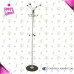 Marble Base Metal Coat Hanger, Coat Rack, Coat Stand with Umbrella Holder