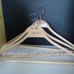 Newest Bamboo personalized coat hangers-BHR001