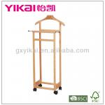 Natural Color Solid Wood Suite Valet Stand