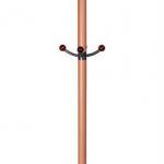 Coat hanger with metal body and marble base Carmen 119 - Light brown color