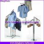 KingKara KAGR011-3 Metal Clothes Display Clothes Shelves