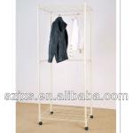 Mobile metal and functional convenient clothes rack