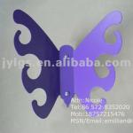 indoor outdoor metal wall mounted coat hanger in butterfly shape