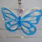 Butterfly-shaped Travel Custom Acrylic Blue Coat Hangers-JS-287