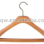 2013Wooden hanger made by Beech wood clothes hanger pole-QW-FD15