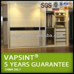 Foshan manufacturer cheap wood venner sliding door bedroom wardrobes