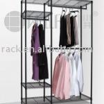 IKEA Style DIY Bedroom Metal Fabric Wardrobe Rack, NSF Approval