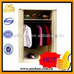 2013 cheap metal double door bedroom color wardrobe