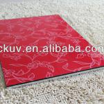 Embossed color painted mdf uv board for cabinet &amp; wardrobe