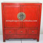 Chinese antique red Shanxi large cabinet