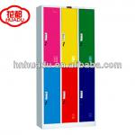 6 Doors Colourful Steel Wardrobe Locker for Clothes Changing