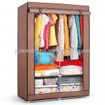 SW Portable Double Door Closet Storage Shoe Organizer Collapsible Garment Wardrobe Contracted cloth folding wardrobe