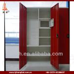 Double Door Comfortable color durable steel key bedroom wardrobe