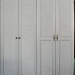 Modern Formaldehyde free Bureau Closet Louver Bedroom Wall Wardrobe Design