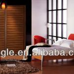 Modern bedroom furniture wooden sliding door wardrobe