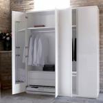 white designer almirah wardrobe furniture