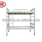 double layer iron bed metal bunk bed for school military factory staff army bed use
