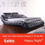 Modern Leather Soft Bed