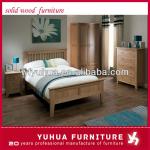 Environmental Oak Material Queen Size Wood Bed