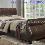 Leather Super King Size Bed