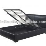 elegant faux leather bed AH022