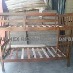 bunk bed, bed, bedroom furniture, wooden bed