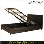 PU PVC Leather Lift Up Storage Bed-SS8100