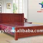 Modern solid wood bedroom furniture set-XC-WB807