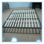 slat bed base - mattress support frame -- metal bed base