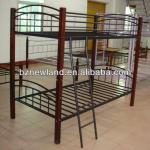 wooden poster metal bunk bed for home A-43